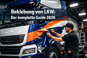 Beklebung von LKW