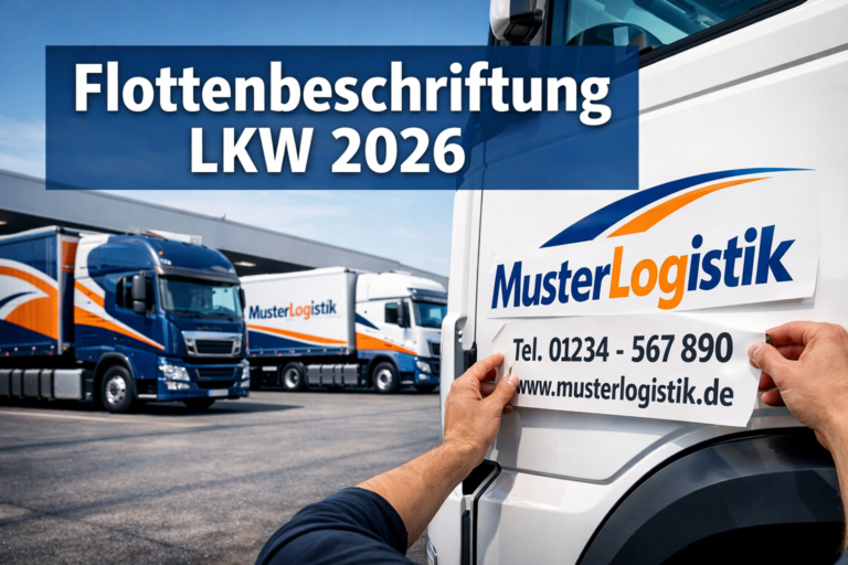 Flottenbeschriftung LKW 2026