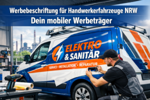 Werbebeschriftung für Handwerkerfahrzeuge NRW