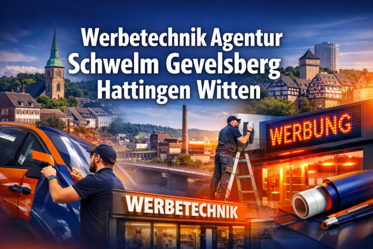 Werbetechnik Agentur Schwelm Gevelsberg Hattingen Witten