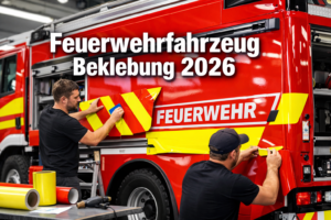 feuerwehrfahrzeug beklebung