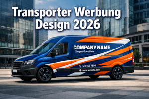 transporter werbung design