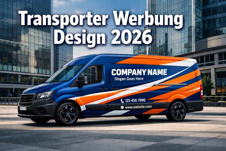 transporter werbung design