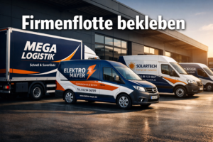 Firmenflotte bekleben