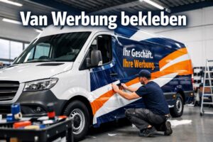 Van Werbung bekleben